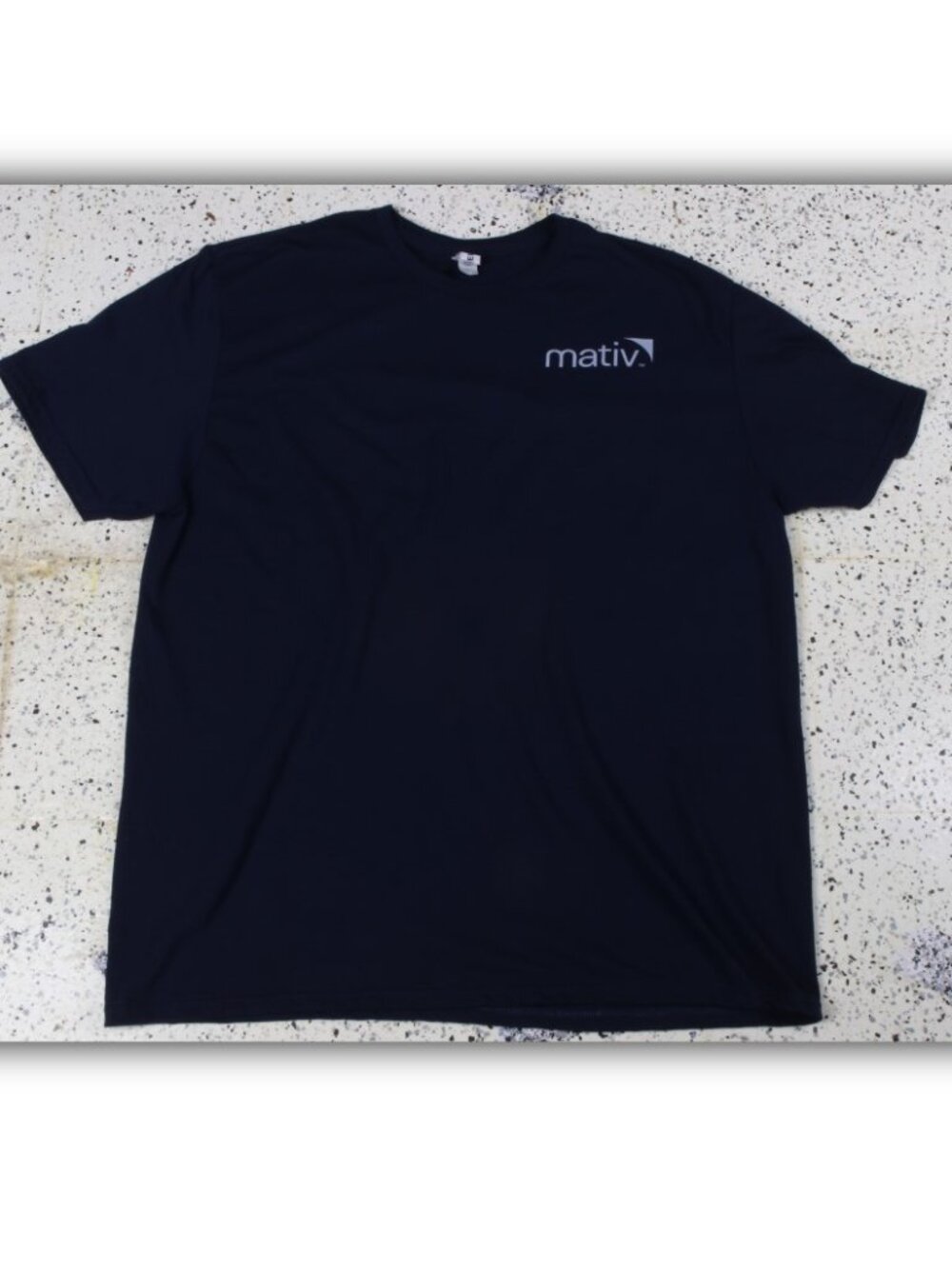 Mativ Jerzees unisex short sleeve T shirt Size XL Dark Blue in color